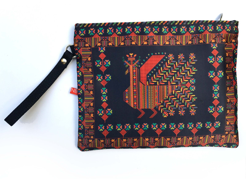 anartline Russian Bird Printed Pouch Pouch(Blue)