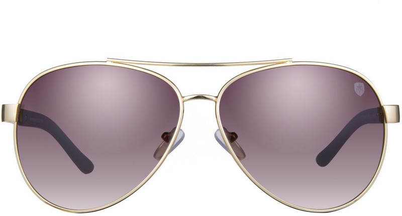 TOM MARTIN Aviator Sunglasses(Brown)