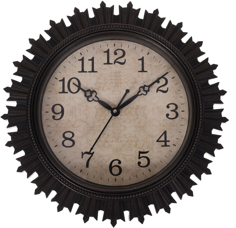 Smile2u Retailers Analog Wall Clock(Multicolor, With Glass)