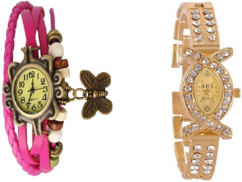 lavishable Fashion girls always right dial Watch Gold /pink- For Women Analog Watch  - For Girls