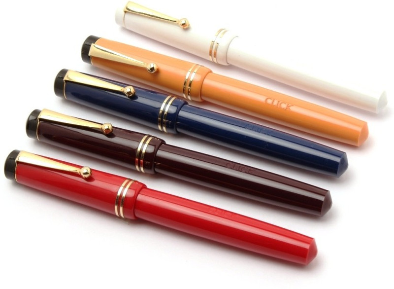 ledos LOT OF 5 - Glare Collection Diplomate Acrylic 3in1 Ink Filling System Fountain Pen(Pack of 5)