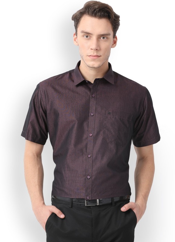 Buy Pan America Men Solid Formal Brown Shirt Online at desertcartQATAR