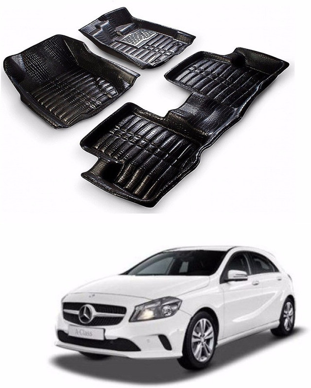 AUTOGARH Plastic 5D Mat For Mercedes Benz A-Class(Black)