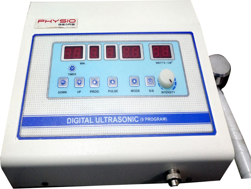 PHYSIOGEARS ULTRASONIC MACHINE 1 MHZ WITH 9 PROGRAME PHYSIOTHERAPY Electrotherapy Device(MG-06)
