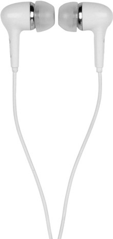 mm enterprises Bluei BI-15 Universal Compatibility 3.5 MM Jack Bass Stereo IN-Ear Wired Headset with Mic(White, In the Ear)