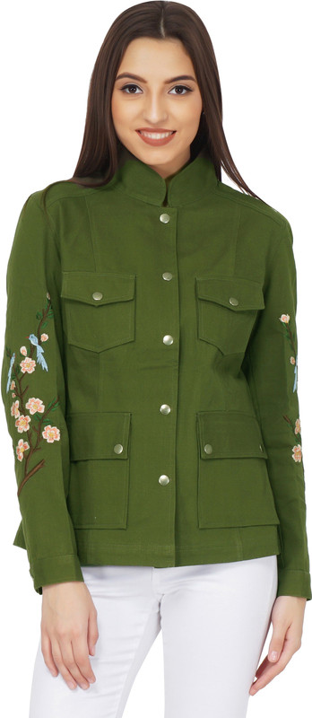 saint gauge Full Sleeve Embroidered Women Jacket