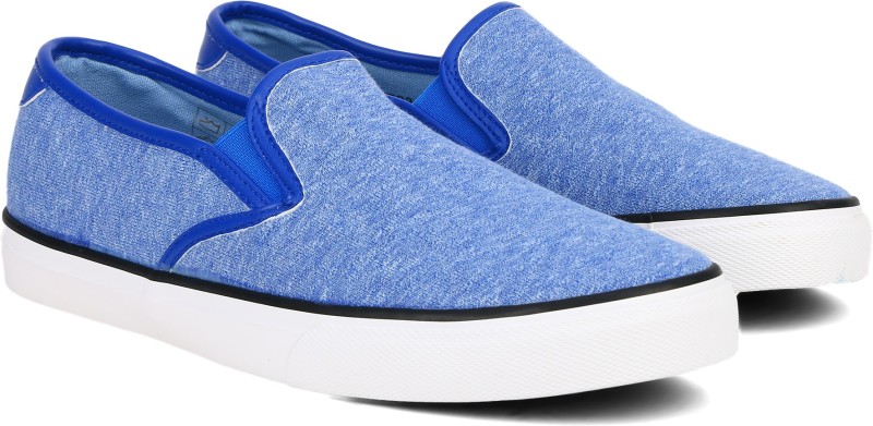Peter England PE Canvas Shoes For Men(Blue)