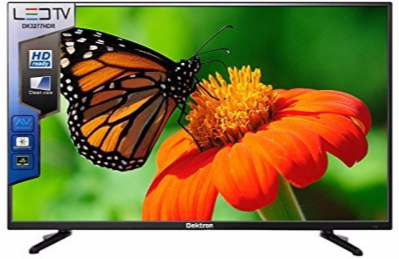 Dektron 80cm (32 inch) HD Ready LED TV(DK3277HDR) RS.16999 (52.00% Off) - Flipkart