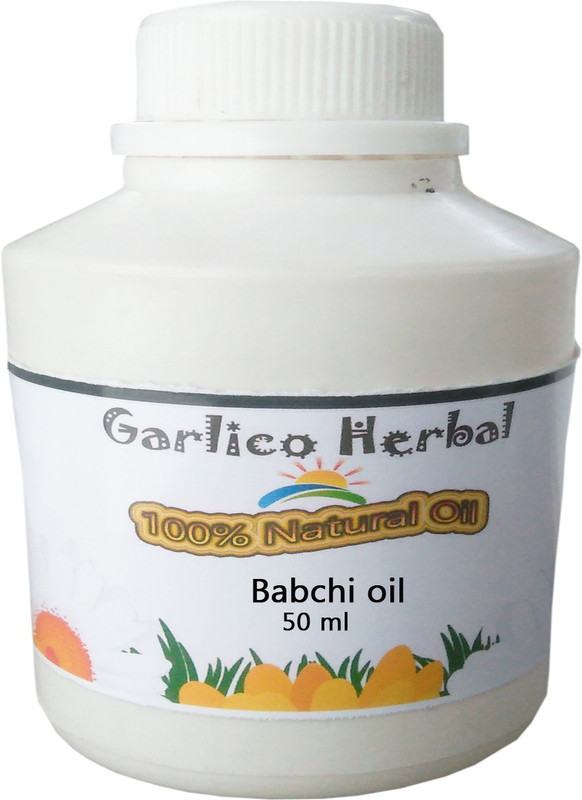 garlico herbal Babchi Oil 50 ml (PSORALEA CORYLIFOLIA 50ml ) 100% Natural(50 ml)