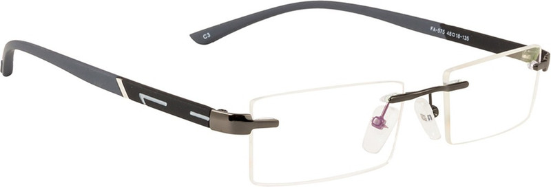 Farenheit Rimless Rectangle Frame(48 mm)
