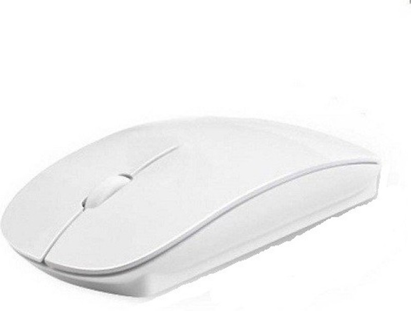 techdeal Real Power 2.4Ghz Ultra Slim (White) Wireless Optical Gaming Mouse(USB, White)