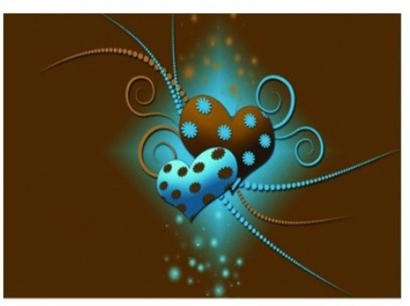 Dadlace Love Heart Vector Mousepad(Multicolor) Dadlace Love Heart Vector Mousepad(Multicolor)