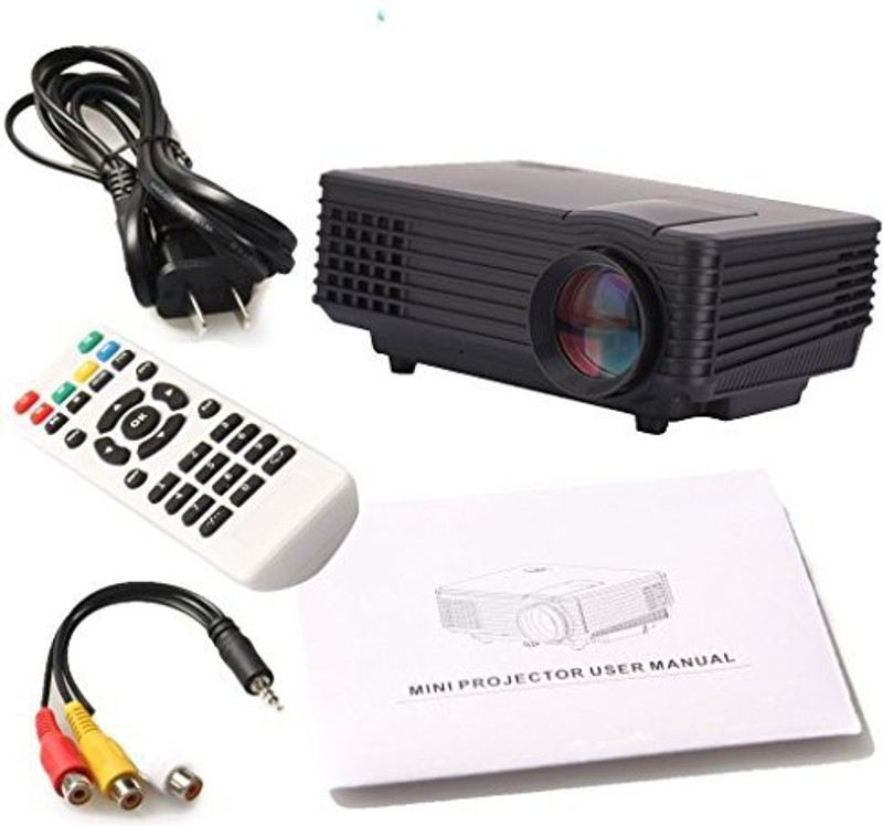 Voltegic ™ HDMI Home Theater Beamer Multimedia 800 lm LED Corded Portable Projector(Black)