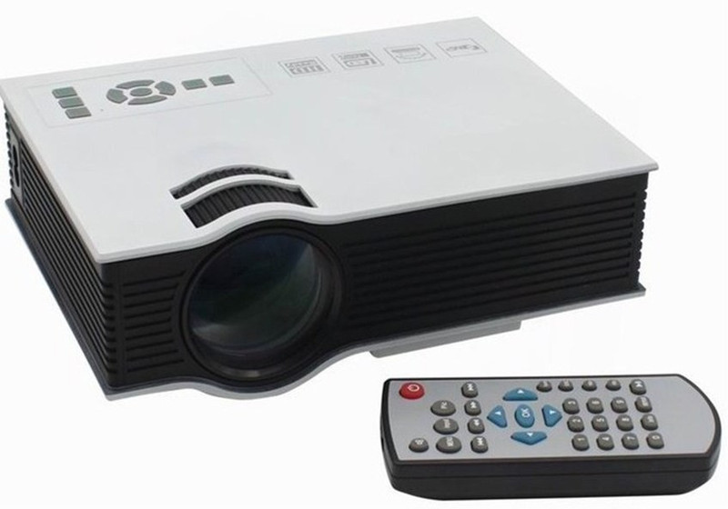 Voltegic ™ UC40 Mini Home TV Cinema 800 lm LED Corded Portable Projector(White, Black)