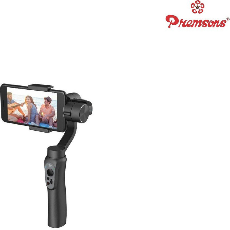 Premsons Gimbal Smooth Q 3 Axis Gimbal Smartphone Stabilizer Photo Video Recorder (Jet Black) 3 Axis Gimbal(200.0)