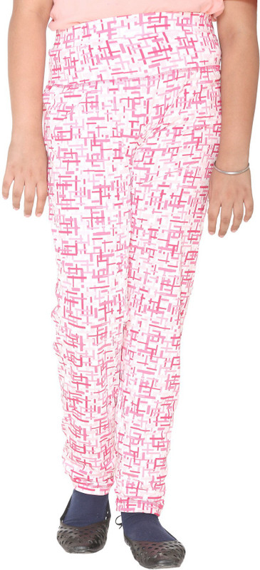 100 hands Track Pant For Girls(Pink, Pack of 1)