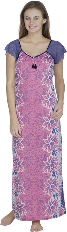 Klamotten Women Nighty(Pink)