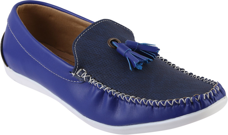 Quarks Tassel Mocassin For Men(Blue)