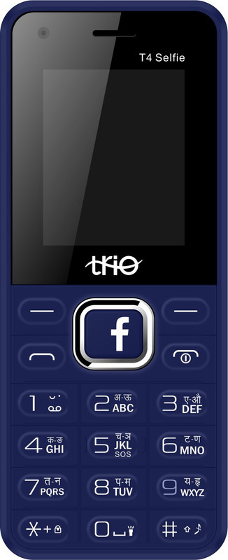Trio T4 Selfie(Blue & Black)