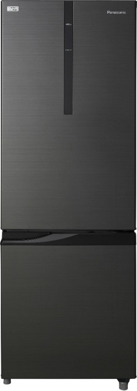 Panasonic 296 L Frost Free Double Door 2 Star Refrigerator(Black, NR-BR307RKX1) Panasonic 296 L Frost Free Double Door 2 Star Refrigerator(Black, NR-BR307RKX1)