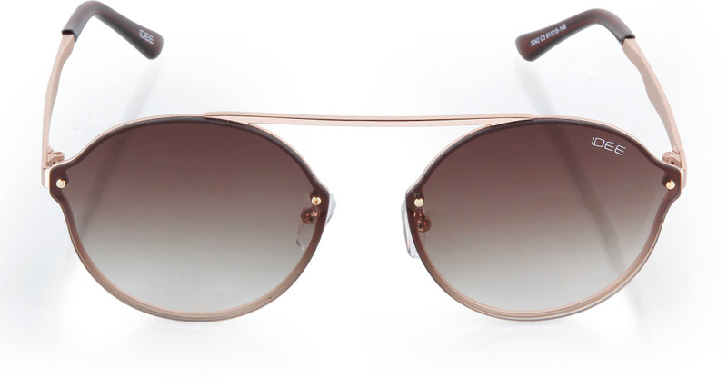 IDEE Oval Sunglasses(Brown)