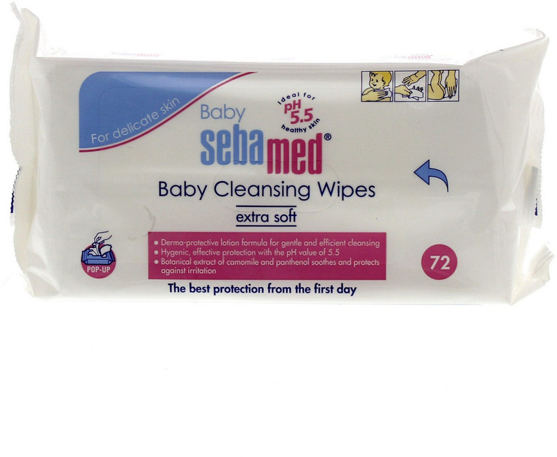 Sebamed Extra Soft Baby Cleansing Wipes (72 Pieces)