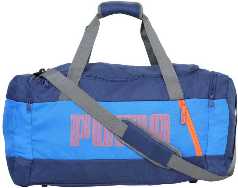 puma duffle bag blue