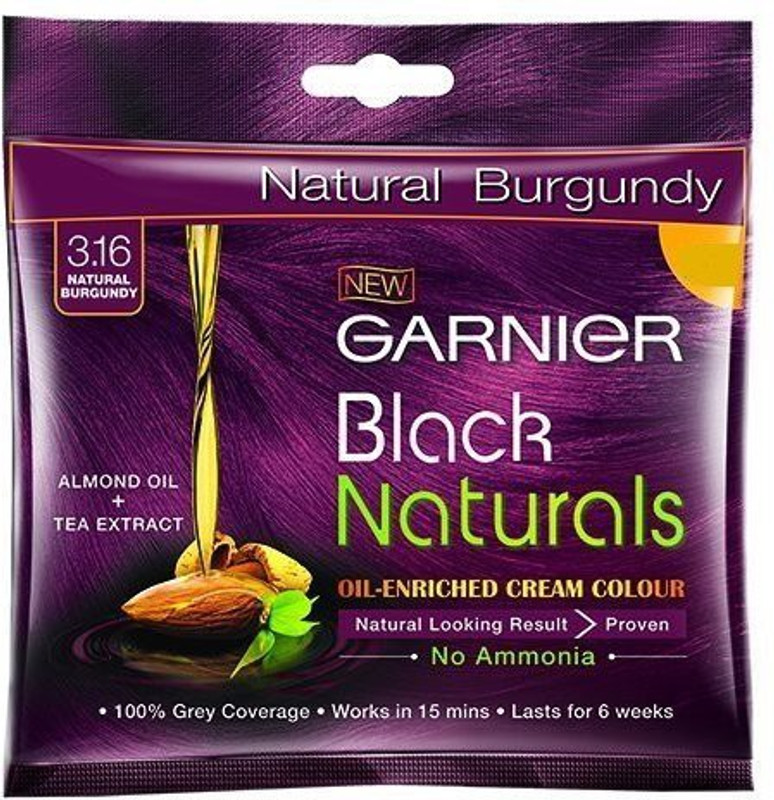GARNIER Black Naturals , Natural Burgundy 3.16