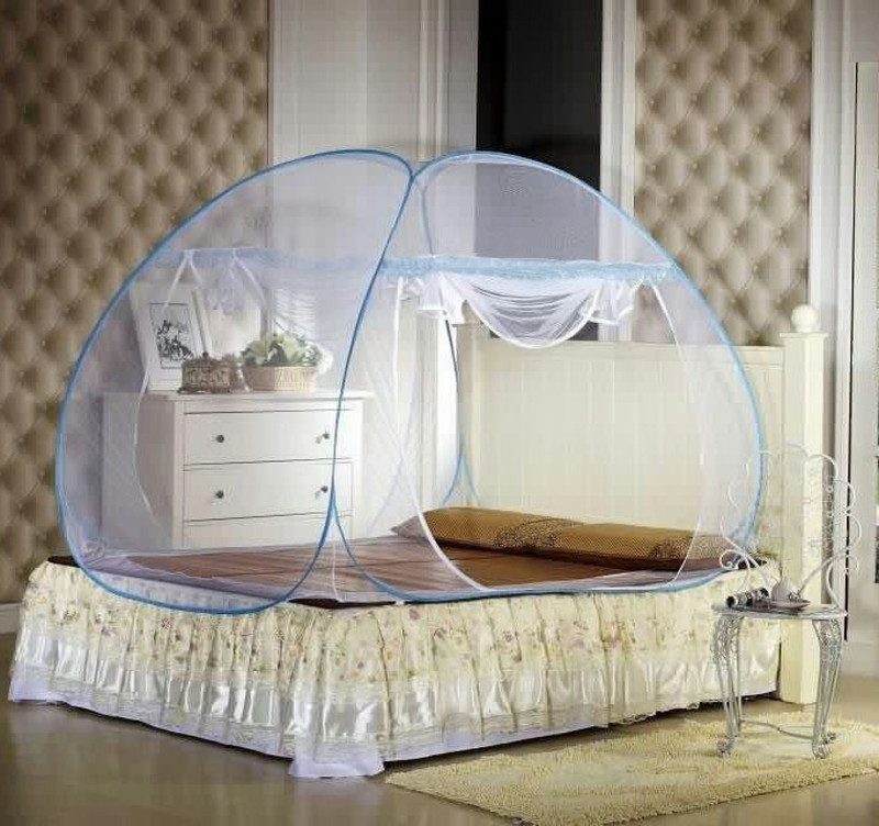 cratos Polyester Adults DOUBLE BED MOSQUITO NET Mosquito Net(White)