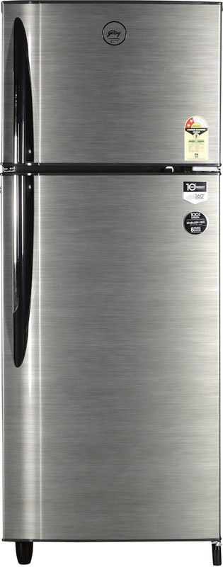 Godrej 260 L Frost Free Double Door 2 Star Refrigerator(Silver Strokes, R T Eon 260P 2.4 S Strok)