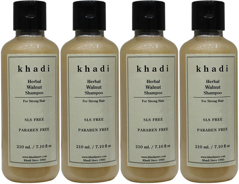Khadi Herbal Walnut Shampoo SLS-Paraben Free(840 ml)
