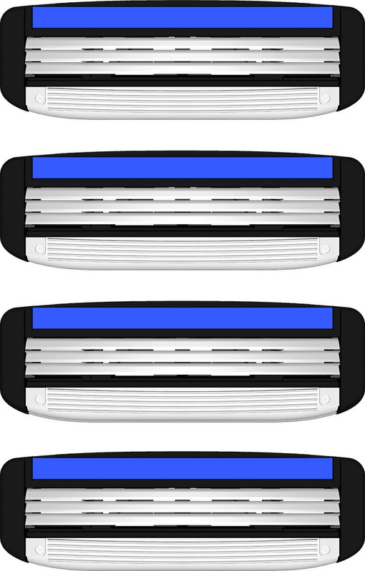 Dorco LetsShave Pace 3 Shaving Blades pack of 4 Blades(Pack of 4) Dorco LetsShave Pace 3 Shaving Blades pack of 4 Blades(Pack of 4)