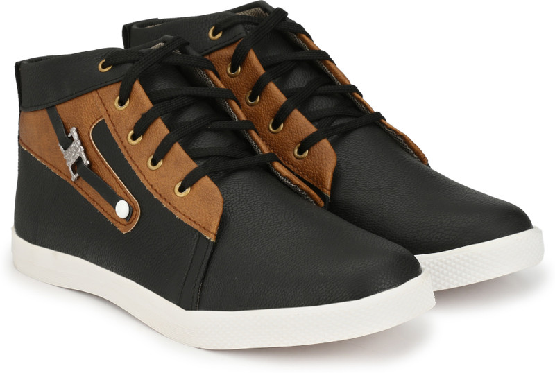 bigfox High-Top Arch Sneakers For Men(Black)