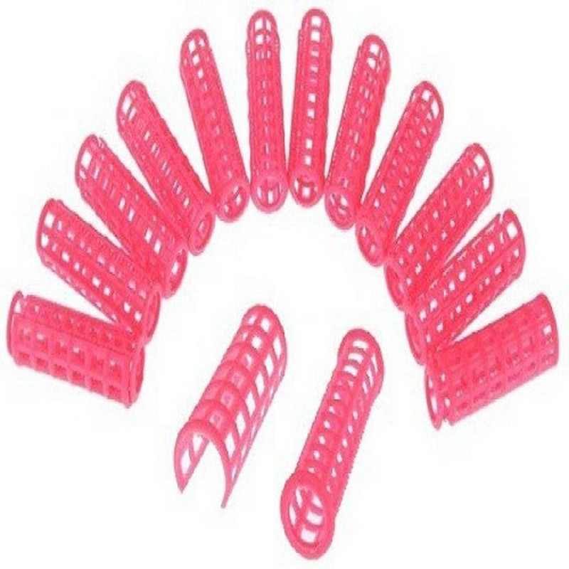 kviya Mini 15mm Self Holding Roller Hair Curler(Pink)
