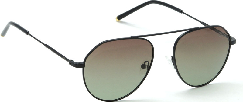 FIZAN Aviator, Round Sunglasses(Green)