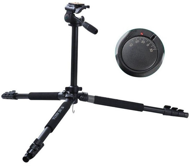 Power Smart AX-7772A Camera Tripod Kit Tripod Ball Head(Black, Supports Up to 8000 g)