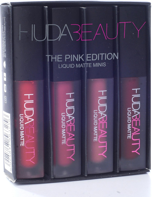 Buy Huda Beauty Minis Set Of 4 Matte Liquid Lipstick Shades With Brand Product Authenticity Genuine Certificate Flirt Spice Girl Trendsetter Vixen 7 6 Ml Online
