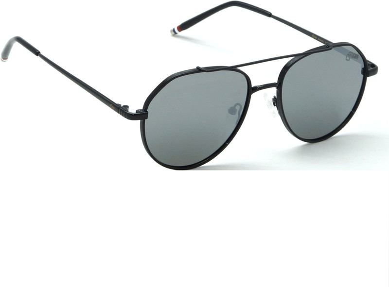 FIZAN Aviator, Round Sunglasses(Silver)