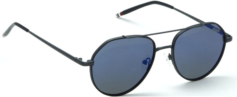 FIZAN Aviator, Round Sunglasses(Blue)