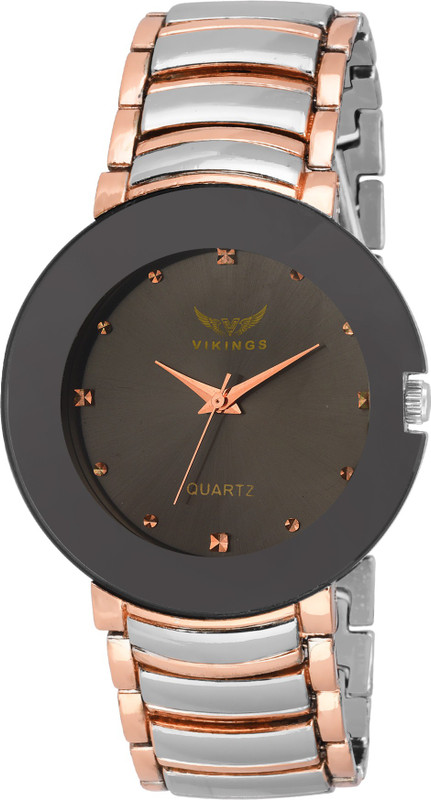 vikings UNISEX VK-GR120-BLK-TWO TONE - CHN TWO TONE SERIES Analog Watch  - For Boys & Girls