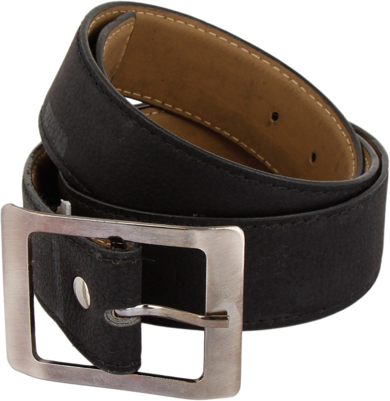 YTNAB Men Evening, Party, Formal, Casual Black Genuine Leather Reversible Belt YTNAB Men Evening, Party, Formal, Casual Black Genuine Leather Reversible Belt