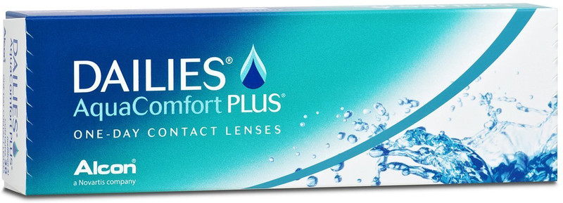 ciba vision Dailies AquaComfort Plus Daily(-4.00, Colored Contact Lenses, Pack of 30)