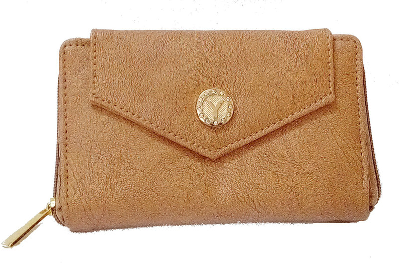 kd collections Women Multicolor, Brown Artificial Leather Wallet(7 Card Slots)