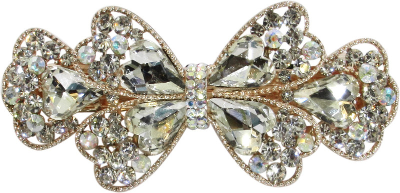 Dolls N Queens Butterfly Ribbon Hair Clip(White)