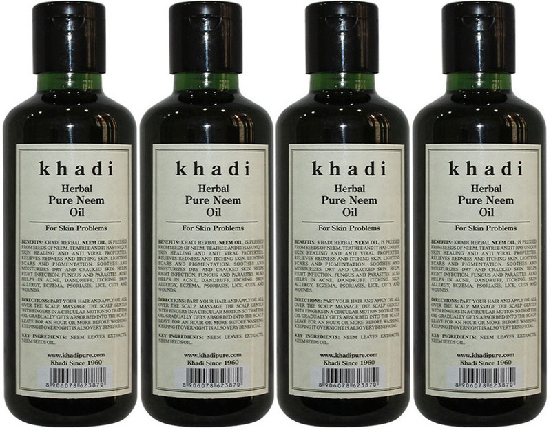 Khadi Herbal Pure Neem Oil Hair Oil(840 ml)