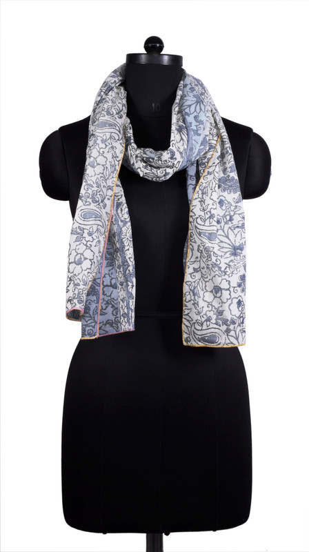 miyanbazaz textiles Floral Print Cotton Blend Men & Women Scarf