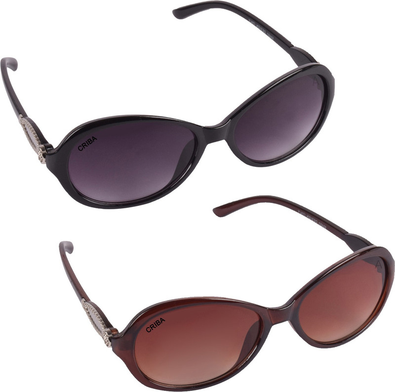 Criba Cat-eye, Cat-eye Sunglasses(Brown, Violet) Criba Cat-eye, Cat-eye Sunglasses(Brown, Violet)