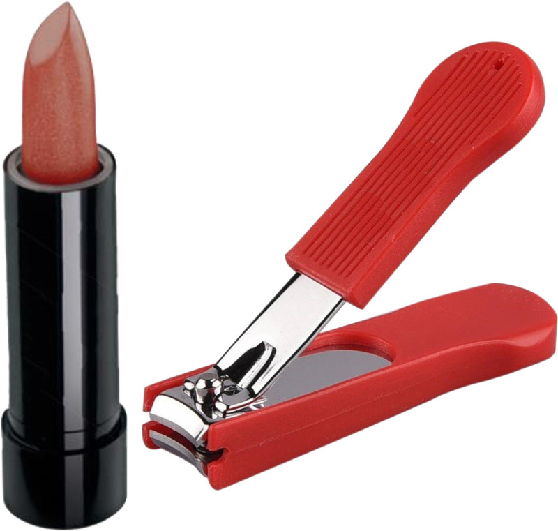 Oriflame Sweden B/S Pure Color on the go Lipstick 2.5g (Vintage Rose-23546) With Nail Cutter(Set of 2)