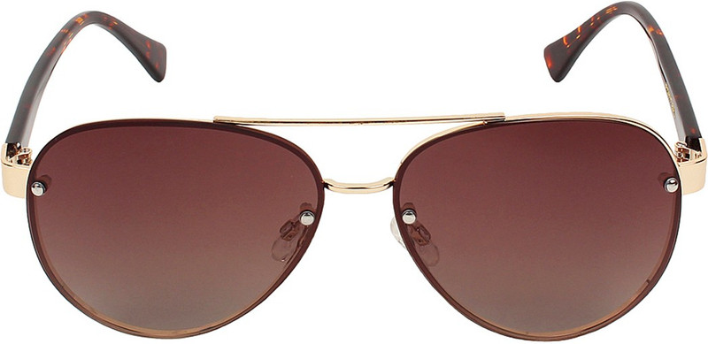 Rohit Bal Aviator Sunglasses(Brown) Rohit Bal Aviator Sunglasses(Brown)