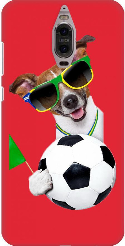 Exclusif Back Cover for Huawei Mate 9 Pro(Multicolor,Fifa World Cup Brazil Dog Ball Red)